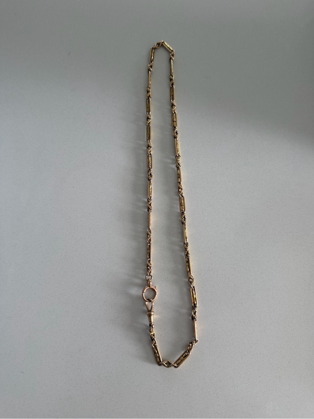 14k solid watch chain Women's Necklace